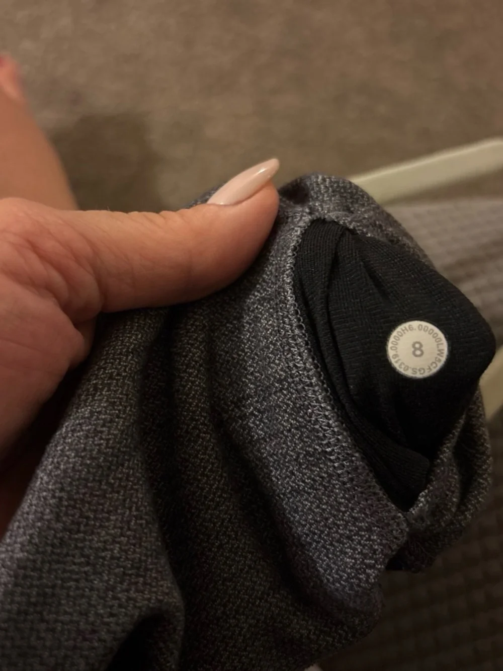 lululemon athletica Women Dark Heather Gray Performance Leggings
